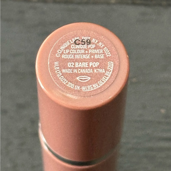 NEW Clinique Pop Lip Colour + Primer Lipstick in BARE POP - Picture 4 of 8